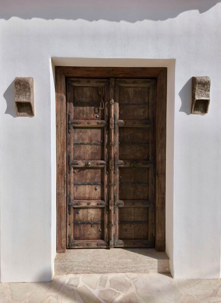Cliff House Moraira Moroccan Door carried by Bespoke White Oak Door